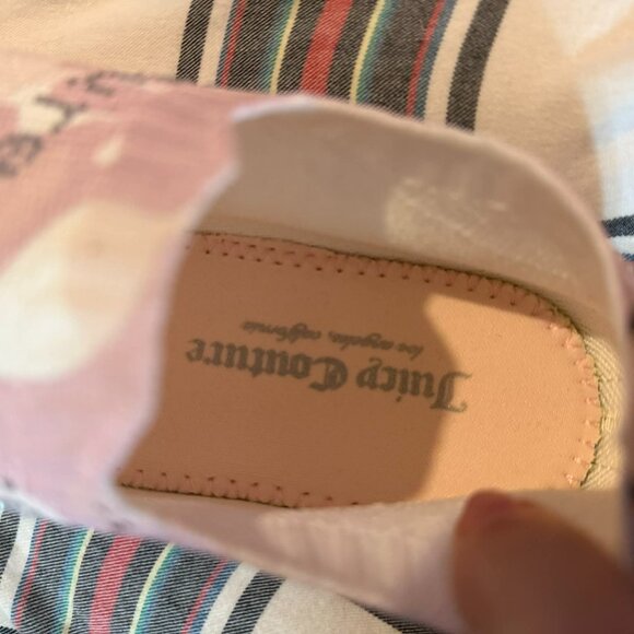 SIZE 9 Juicy Couture Avarie Knit Slip-on Joggers Sneakers - Pink Camo Studded - Picture 9 of 16